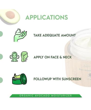 Shira Shir Organic Avocado Moisturizer for Dry Mature Skin - 24-Hour Hydrating Face Cream with Vitamins A B D & E - 15ml Nourishing Moisturizer - Buy Online on GoSupps.com