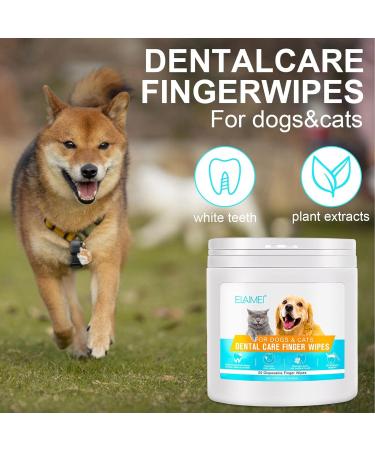 2 Pcs Pet Cleaning Finger Pads Dog Teeth Cleaning Pads | 50 Pads Dental Care Finger Pads for Dogs Dog Teeth Cleaning Product for Dental Care and Oral Hygiene Dog Breath Freshener Dobooo 2 Pcs 50pcs - Buy Online on GoSupps.com