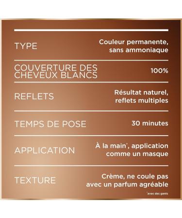 Garnier - Coloration Permanente - Sans Ammoniaque - 90% d'Ingr dients d'Origine Naturelle et Formule Vegan - Beurre de Karit - 100% Couverture Cheveux Blancs - Noir Intense M re (1.10) - Good Noir Intense M re 1.10 - Buy Online on GoSupps.com
