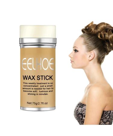 Wax Stick for Hair Wigs | Solid Hair Wax Stick Safe and Healthy Styling Supplies for Short Hair Medium Length Hair Long Hair Any Type of Hair Hondony