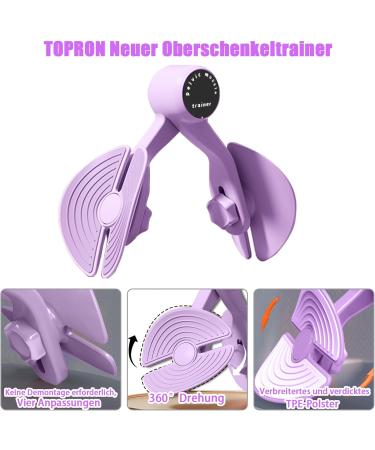 Topron Thigh & Buttock Trainer for Home - Adjustable Resistance Thickened PPT Rubber Pelvic Floor Trainer for Women - Buy Online on GoSupps.com