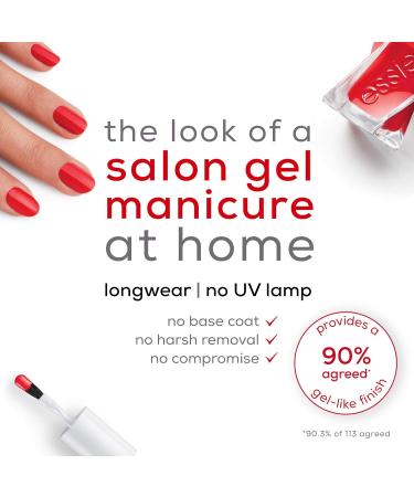 essie Gel Couture Longlasting High Shine No UV Lamp Required Nail Polish Bright Hot Red Colour Shade 270 Rock The Runway 13.5ml Red 13.5 ml (Pack of 1) - Buy Online on GoSupps.com