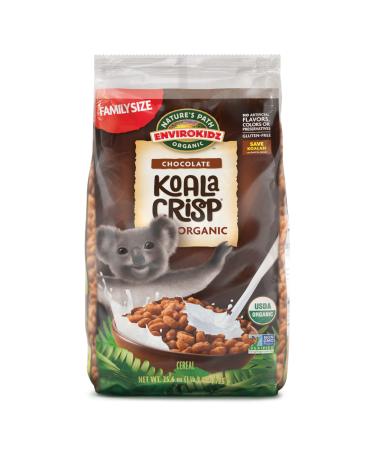 Koala Crisp Organic Chocolate Cereal, 1.6 Lbs. Earth Friendly Package (Pack of 6), Gluten Free, Non-GMO, Fair Trade, EnviroKidz by Nature's Path Chocolate Koala Crisp 1.6 Pound (Pack of 6)