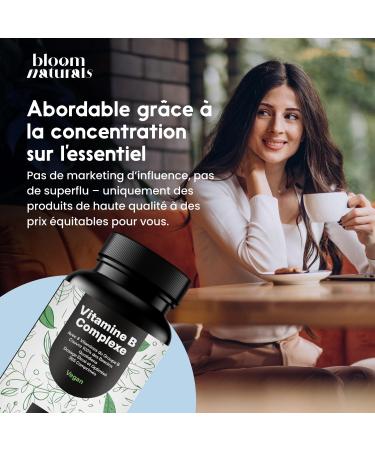 Vitamine B complex 365 comprim s Avec les 8 vitamines essentielles du groupe B (B1 B2 B3 B5 B6 B7 B9 B12) avec choline & inositol Vegan Fabriqu en Allemagne - Complexe Vitamine B 365 unit (Lot de 1) - Buy Online on GoSupps.com