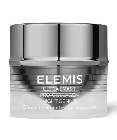 ELEMIS ULTRA SMART Pro-Collagen Night Genius | Powerful Anti-Wrinkle Rich Recovery Cream Replenishes Rejuvenates and Firms Skin Overnight 1.69 Fl Oz (Pack of 1)