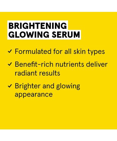 Acure Brightening Glowing Serum - Vegan Formula with Argan Oil, Pumpkin & Cranberry | Hydrating, Soothing, and Antioxidant Protection | For All Skin Types | 1 Fl Oz - Buy Online on GoSupps.com