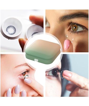 Portable Contact Lens Cleaning Case & System | 360-Degree Cleaner with LED Mirror & Tweezers - Deep Clean & Multicolor Options - Buy Online on GoSupps.com