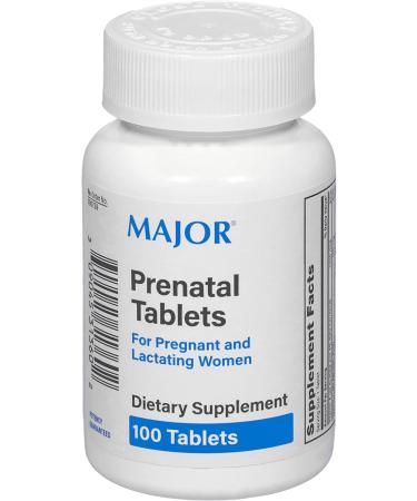 Major Prenatal Vitamins, 100 Tabs - Buy Online on GoSupps.com
