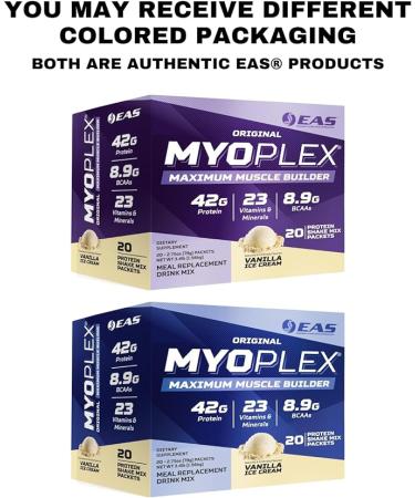 Original Myoplex Maximum Muscle Builder | Meal Replacement Protein Drink Mix | Quality Protein Blend | 42g Protein | 20 Individual Packets (Double Rich Chocolate) - Buy Online on GoSupps.com