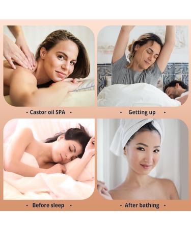 Leekalos Organic Castor Oil Pack for Eyes - Reusable Wrap for Eyelashes Wrinkles & Dark Circles - Washable & Leak-Proof - Buy Online on GoSupps.com