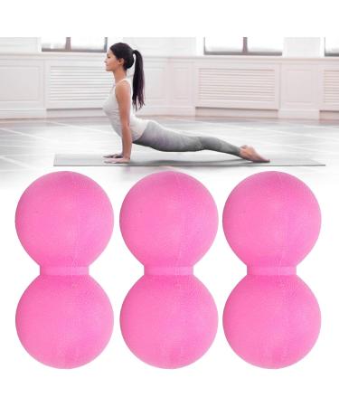 Verdant Touch Neck Massage Ball - Silicone Peanut Shape for Neck & Shoulder Relief 3 Pack - Rose Red | International Shipping Available - Buy Online on GoSupps.com