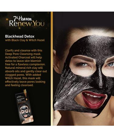 7th Heaven RenewYou Golden Luxury Skincare Gift Set - Contains a Variety of Face Masks to Cleanse and Hydrate Skin Gold Cosmetic Bag and Soft Cleansing Face Cloth - Buy Online on GoSupps.com