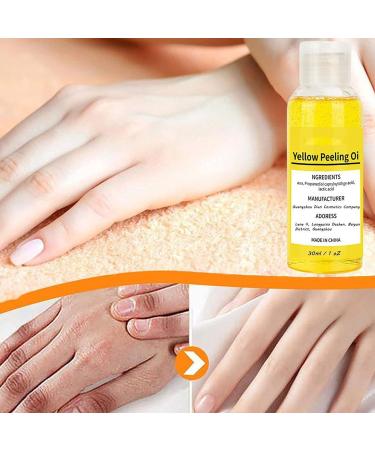 1/2/3PCS Super Strength Yellow Peeling Oil Exfoliating Dark Skin For Body Strong Yellow Peeling Oil Lighten Elbows Knees Hands Melanin Even Skin Tone And Whitening Skin (30ml 3PC) - Buy Online on GoSupps.com