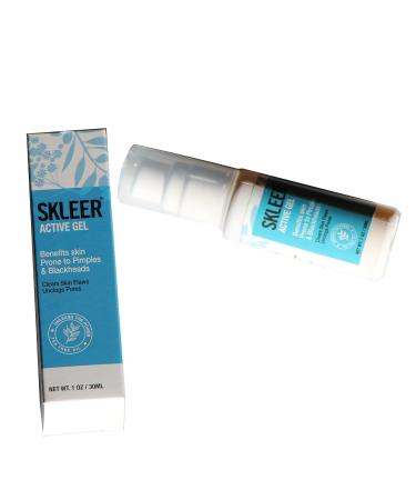 SKLEER - Blackhead Active Face Gel | Extra Strength Blackhead Gel with Potent Essential Oils | (1 oz) - Buy Online on GoSupps.com