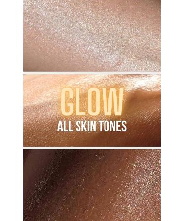 Thai Lemongrass Scented Natural Golden Shimmer Oil 2 oz - Non-Greasy Hydrating Highlighter for Glowing Skin - Paraben & Phthalate Free by Herb & Root - Buy Online on GoSupps.com