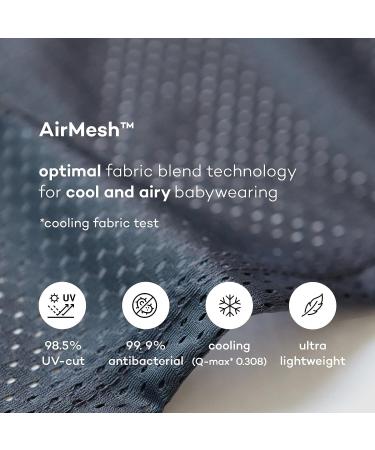 Konny Baby Carrier Original AirMesh - Custom Fit Infant Sling Wrap (Charcoal 2XL) - Buy Online on GoSupps.com