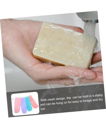 CANIGHT 8pcs Soap Foaming Net Bar Soap Loofah Pouch Convenient Soap Bag Bar Soap Pouch Soap Saver Pouch or - Buy Online on GoSupps.com