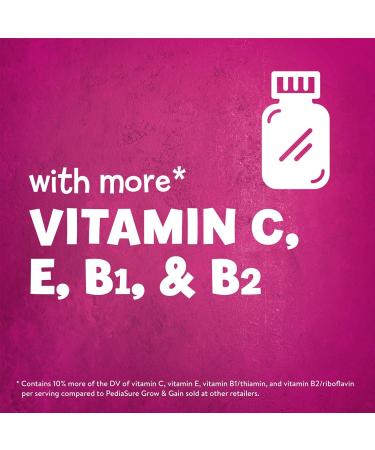 PediaSure Grow & Gain Kids Nutrition Shake 24-Pack | 2-FL HMO Prebiotic, Vitamins C, E, B1, B2 | Non-GMO Vanilla Flavor - 8 Fl Oz Bottles - Buy Online on GoSupps.com