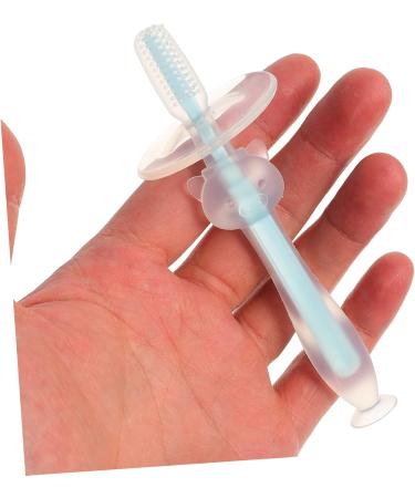 Frcolor 4-Piece Baby Toothbrush Set | Silicone Baby Toothbrushes for Children | 3D Design for Newborns & Kids | International Shipping Available - Buy Online on GoSupps.com