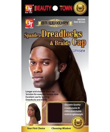 Beauty Town Luxury Spandex Dreadlocks & Braids Cap - Dark Brown - Buy Online on GoSupps.com