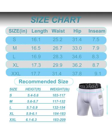 ABTIOYLLZ Men's Compression Shorts 3 Pack - Running Workout Athletic Underwear with Pocket - Black/Red/Blue - Size 84 Large - Buy Online on GoSupps.com