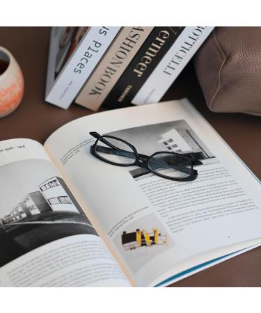 Lexxoo Reading Glasses 3-Pack for Men & Women - Stylish Lightweight Design in Black Red White & Dark Brown - Clear Vision & Various Diopters 3.0 - Buy Online on GoSupps.com
