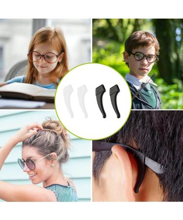 Shop Eouiav 20 Pair Silicone Anti-Slip Glasses Holders - Stylish & Functional Eyewear Storage in Black & White - Buy Online on GoSupps.com