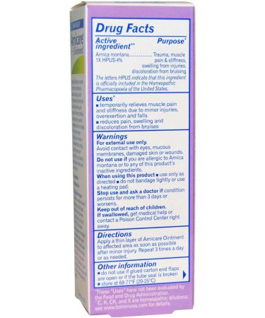 Boiron Arnicare Ointment - Fast-Acting Pain Relief Cream | 1.5 oz - Buy Online on GoSupps.com