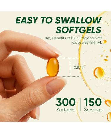 WGYPEU Oil of Oregano with Black Seed Oil 300 Softgels Supports Immune System and Digestion Micronutrients Oil of Oregano Black Seed Oil Non-GMO & Gluten Free - Buy Online on GoSupps.com