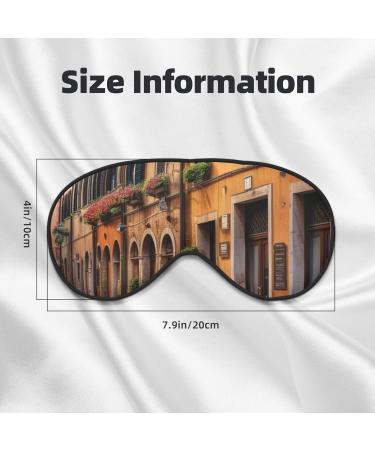 Soft Italian Eye Mask - Adjustable Breathable Sleep Mask Light Blocking & Double-Sided Black - Ideal for Travel & Rest - Buy Online on GoSupps.com