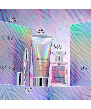 Gifts for Mom from Daughter | Bergamot Shores Spa Kit - Perfume Body Lotion & Eau de Toilette - Self Care Gifts for Women & Men - Perfect Birthday Gift - Buy Online on GoSupps.com