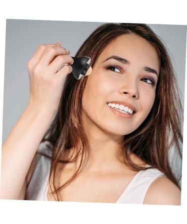 Beatifufu Oil-absorbing Ball Massaging Rolling Volcano Stone Oil Absorption Stone Oily Skin Control Facial Massaging Volcano Stone Skin Care Roller Facial Volcano Stone Facial Volcano Bead 7.5X5X5CM Black - Buy Online on GoSupps.com