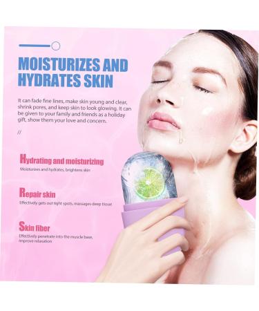 Buy NOLITOY Silicone Face Ice Roller - Purple Ice Facial Massage Tool for Glowing Skin | International Shipping Available - Buy Online on GoSupps.com