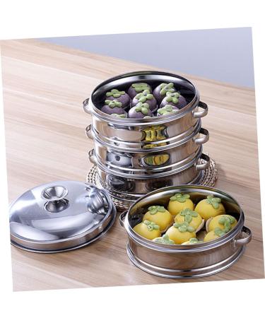 Alipis 1 Set Steamer Stainless Steel Cookware Dumpling Stainless Steel Steam Basket Vegetable Accessories - Buy Online on GoSupps.com