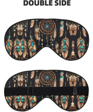 SSIMOO Adjustable Feather Sleep Mask - Breathable & Fashionable Eye Mask for Comfortable Sleep - International Shipping Available - Buy Online on GoSupps.com