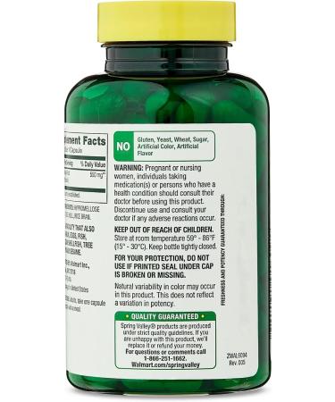 Ravazzi Spring Valley Ginger Root 550 mg Digestive Health Dietary Supplement Capsules 100 Count per Bottle (Pack of 1) - New Look - Buy Online on GoSupps.com