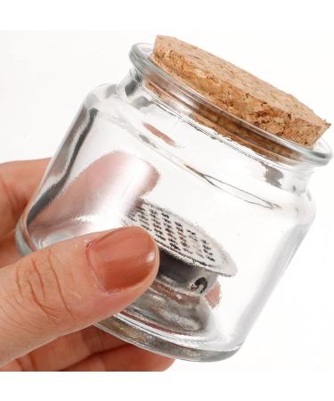 FOMIYES Nail Art Dappen Dish with Wooden Lid Acrylic Liquid Powder Dappen Monomer Dish Glass Crystal Cup Acrylic Powder Holder Acrylic Glass Jar for Nail Manicure Care Tools - Buy Online on GoSupps.com