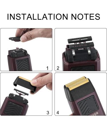 BESTBOMG Film Shaver Replacement Head - Compatible with W-A-H-L Professional 5 Star Finale Shaver 8164/8061 & Razor 7031/7043 - International Shipping Available - Buy Online on GoSupps.com