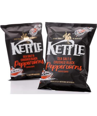 Kettle Sea Salt with Crushed Black Peppercorns 12 x 130g - Buy Online on GoSupps.com