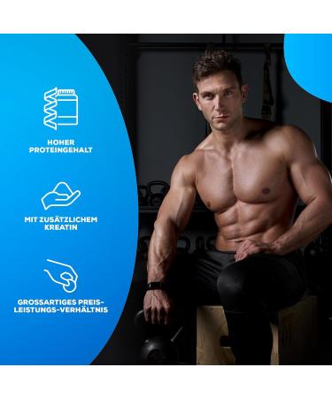 Biotechusa Protein Power 4kg - High Protein Sugar-Free Lactose-Free Gluten-Free with Creatine - Strawberry-Banana Flavor - Buy Online on GoSupps.com