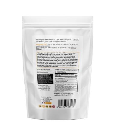 AKI Canadian Maple Sugar Granulated (Light Brown Color) 2 Oz/ 57 g Made from Grade A Maple Syrup  Ideal in Vitamins & Antioxidants to Increase Immunity | GMO free & Vegan | Ideal Substitute for Tea  Coffee  Smoothie  Cocktails  & other Beverages - Buy Online on GoSupps.com