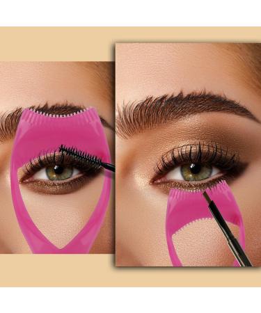 Vukehon Eyelash Brush 3 Pack 3 in 1 Mascara Shield eyelash separator tool eyelash comb separator Lash Tool Useful Cosmetic Helper - Buy Online on GoSupps.com