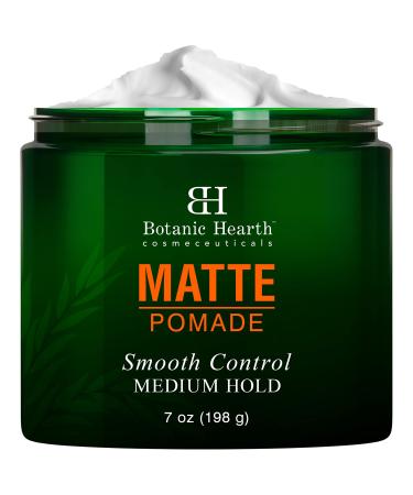 Botanic Hearth Hair Pomade for Men & Women - Matte Finish & Medium Hold with a Blend of Essential Oils - Hair Styling  Texturizing & Frizz-Free Hair Paste - All Hair Types - Product Made in USA  7 oz