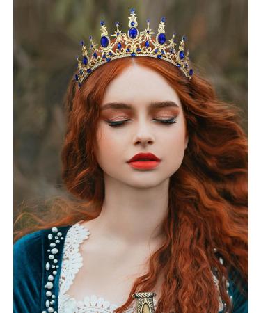 Sweetv Crystal Queen Crown Tiara for Wedding, Birthday, Prom - Shining Star - Buy Online on GoSupps.com