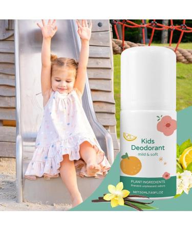  YNPQTDS Roll-on Deodorant for 50ml Invisible Roll-on Deodorant Non-Greasy Underarm Care Antiperspirant Anti-Odor Moisture Ideal for School Sports and Summer - Buy Online on GoSupps.com