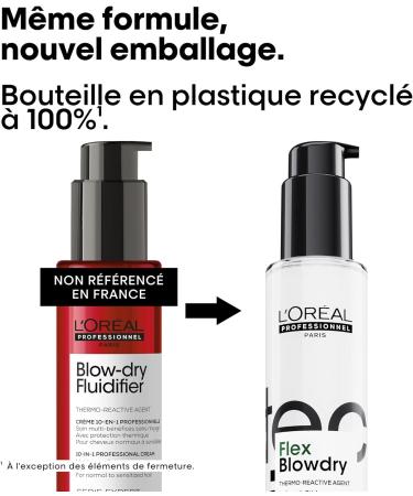 L'OREAL PROFESSIONNEL - Cr me 10-en-1 Flex Blowdry Tecni Art - Soin Multi-B n fices Thermoprotecteur & Anti-Frisottis - Facilite Le Brushing - Sans Rin age - Tous Types de Cheveux - 150 ml - Buy Online on GoSupps.com