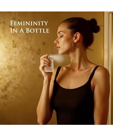 Dollceto Only for Women Eau De Parfum - Floral Fruity Fragrance - Top Notes of Bergamot Citrus Mandarin Lychee & Sweet Peach - Base of Vanilla Haitian Vetiver Warm Amber - Elegant 100ml Bottle - Buy Online on GoSupps.com