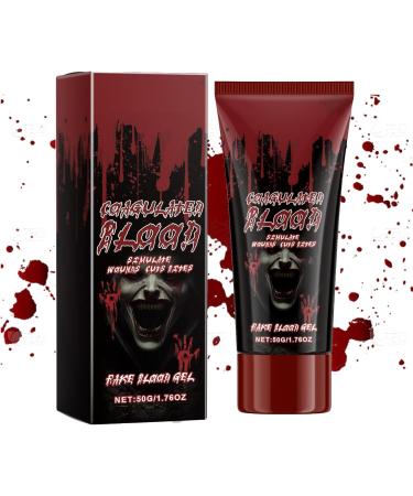  Generisch Washable Fake Blood Stage Blood Makeup | Realistic Artificial Blood Gel for Stage Costume Cosplay Artificial Nose Bleeding Halloween - Buy Online on GoSupps.com