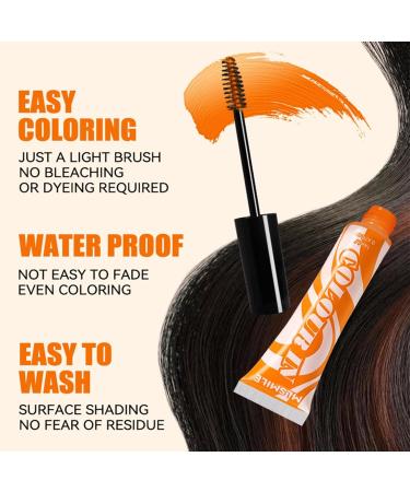 Women Hair Dye Chalk - Hair Coloring Chalk with Brush Temporary | Long and Short Dark Hair Coloring Dye for Home and Solon for Artistic Photography A# 1 count (Pack of 1) - Buy Online on GoSupps.com