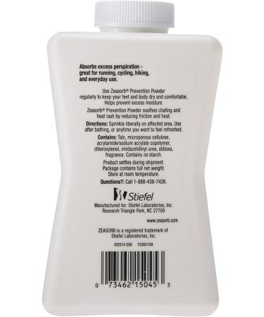 Zeasorb Prevention Super Absorbent Foot Powder 2.5 oz - Odor and Moisture Control - Buy Online on GoSupps.com